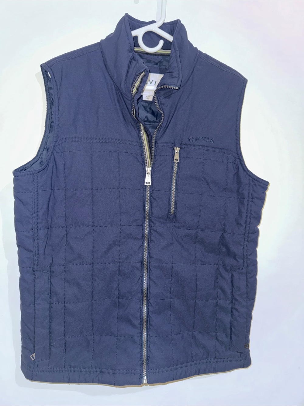 Orvis Men's Quilted Navy Insulated Vest